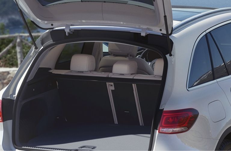 View of the cargo space of the 2022 Mercedes-Benz GLC