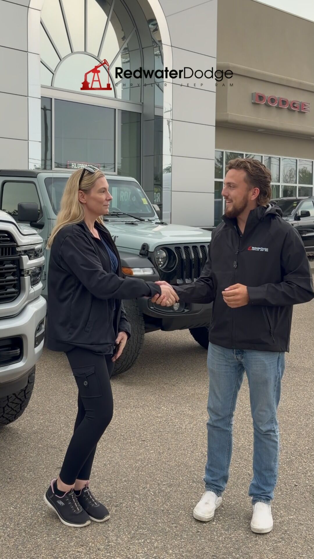 Cynthia and Jarod at Redwater Dodge