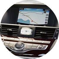 2019 INFINITI Q70 nav screen