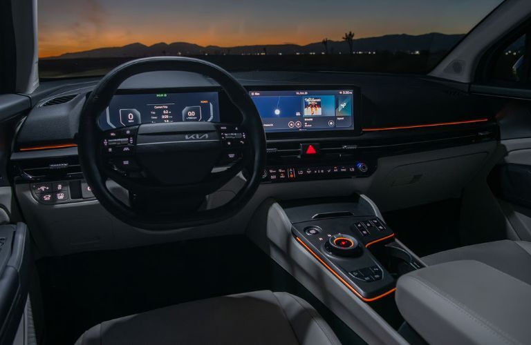 2026 Kia Sportage Hybrid interior front dash