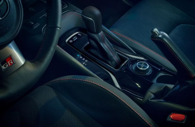 gear selector in the 2025 Toyota GR Corolla