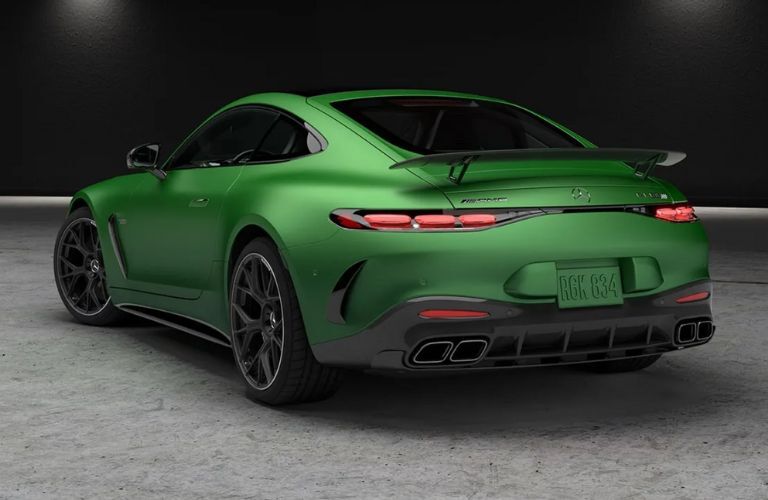 rear view of a Mercedes-Benz