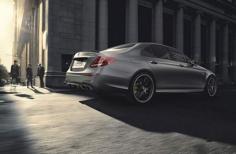 2018 Mercedes-Benz E 63 silver rear