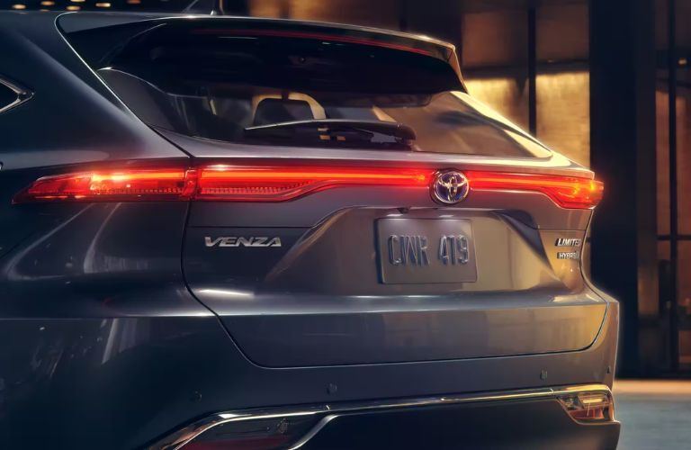 Rear View of the 2022 Toyota Venza