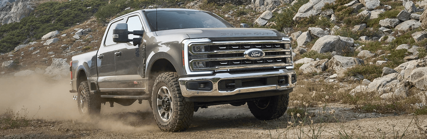 2023 Ford Super Duty F-250 on a trail