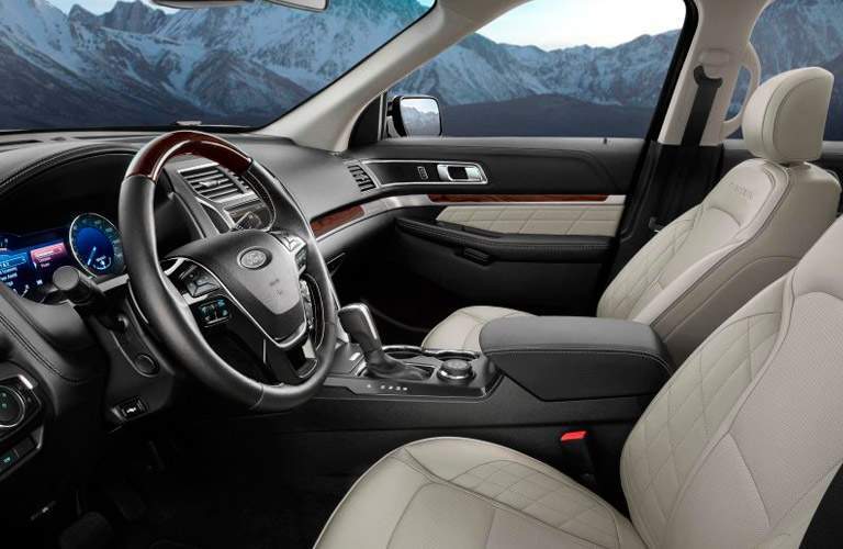 2017 Ford Explorer front interior
