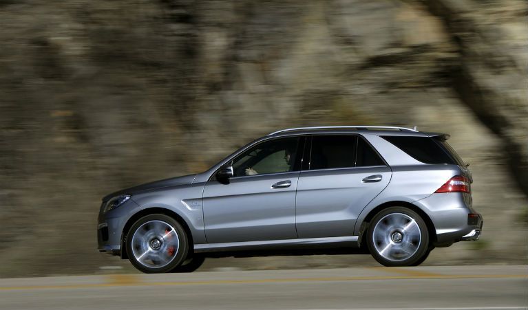 silver Mercedes-Benz M-Class