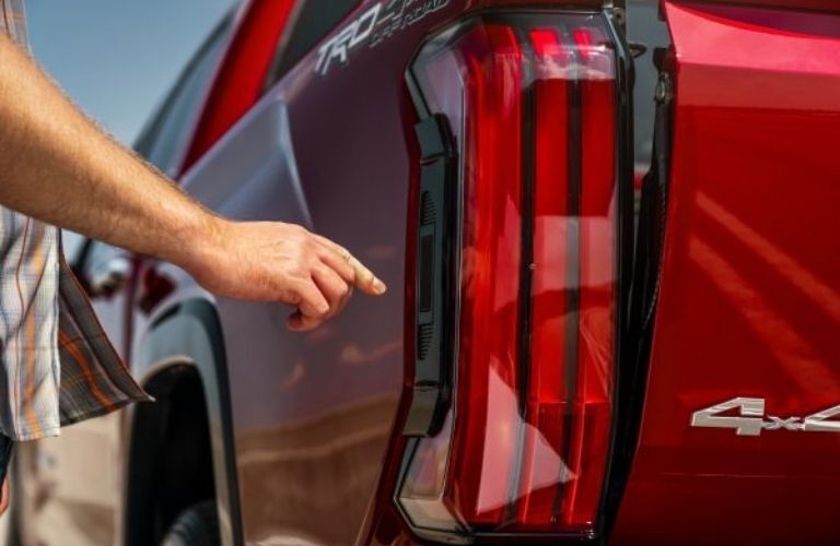 2022 Toyota Tundra taillight