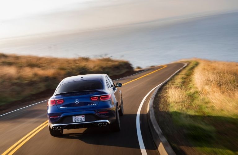 2021 MB GLC exterior rear fascia on coastline highway