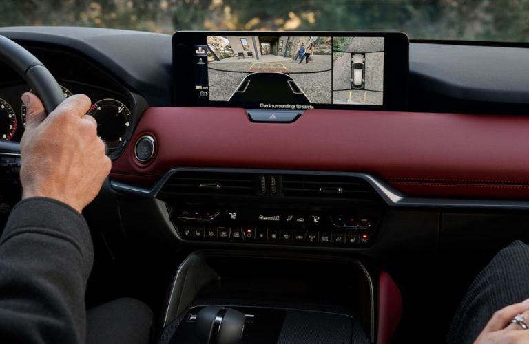 dashboard view of the 2025 Mazda CX-70