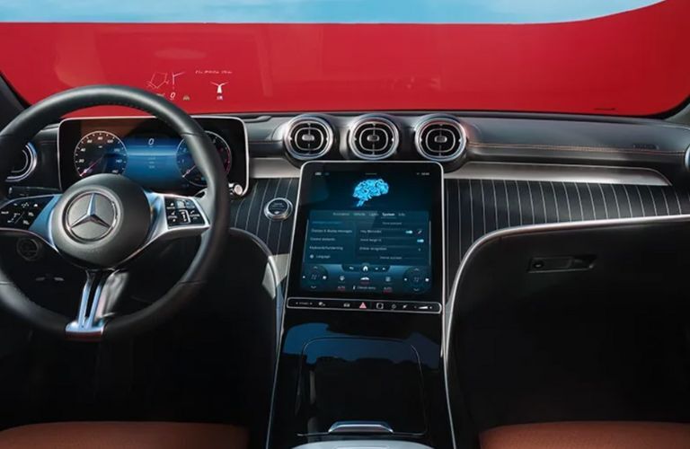 dashboard view of the 2025 Mercedes-Benz C 300 Sedan
