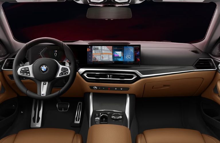 Cockpit view of the 2024 BMW 4 Series