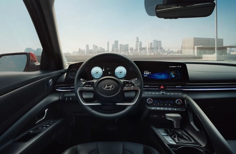 dashboard view of the 2025 Hyundai Elantra