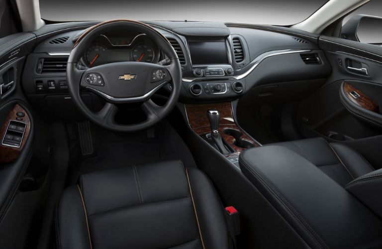 Cockpit view of the 2018 Chevrolet Impala
