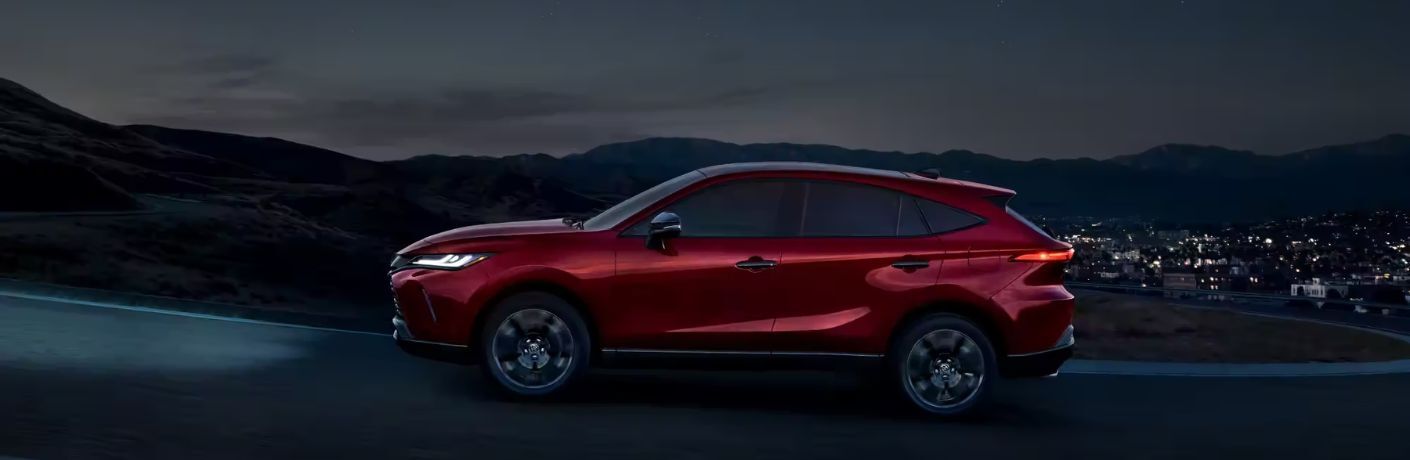 2023 Toyota Venza Side View on the road