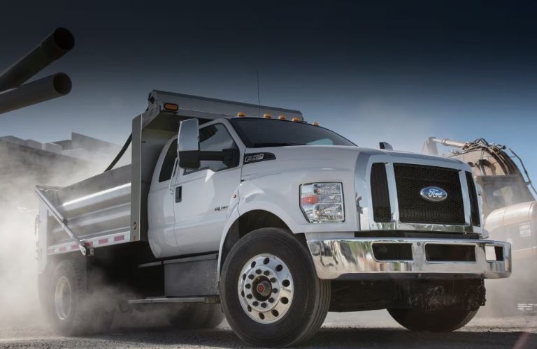 2025 Ford Medium Duty with a dump bed