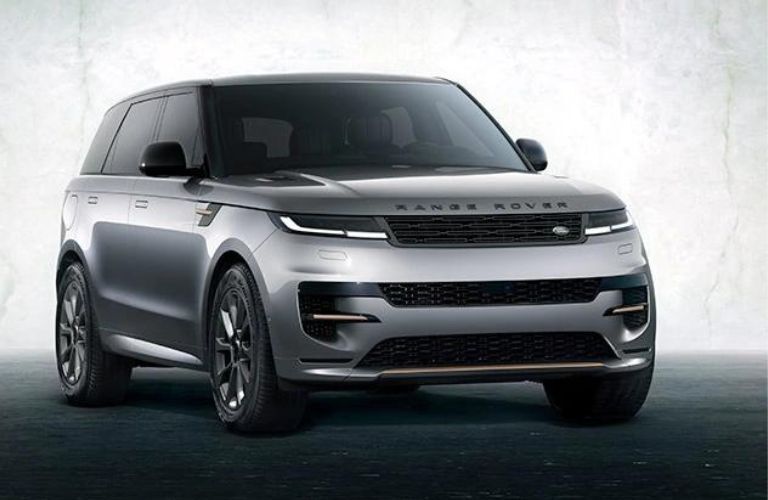 Front view of the 2025 Land Rover Range Rover Sport Gray