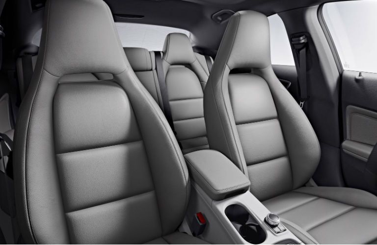 Front seats of the 2017 Mercedes-Benz CLA