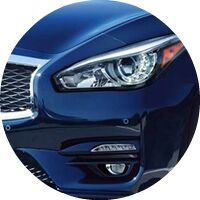 2019 INFINITI Q70 headlight