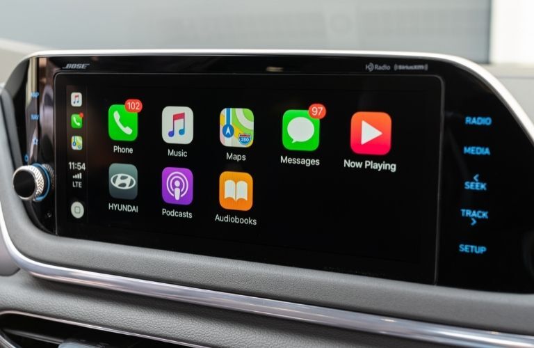 2021 Hyundai Sonata touchscreen display