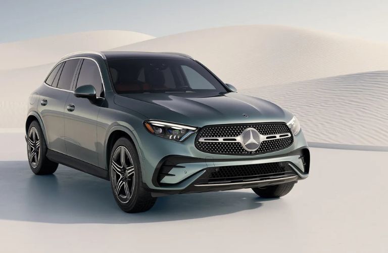 2026 Mercedes-Benz GLC in a white landscape