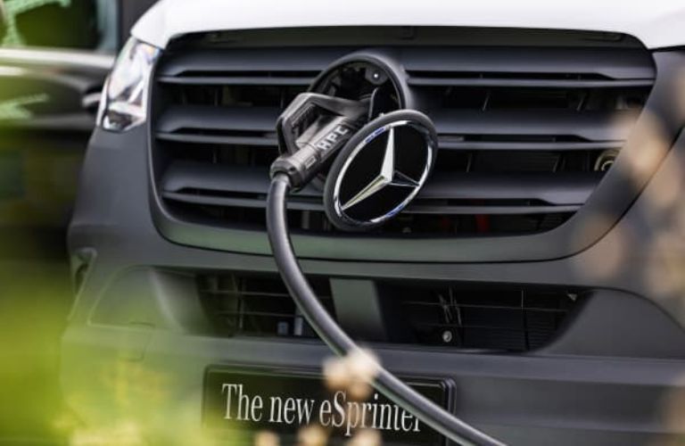 2026 Mercedes-Benz Sprinter being charged