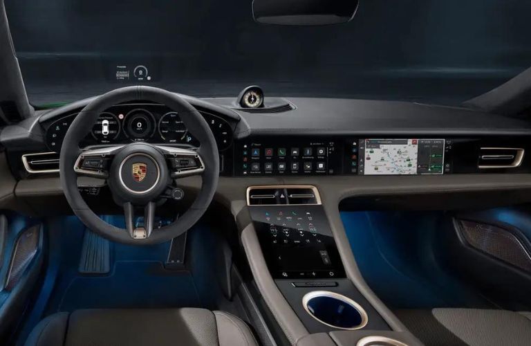 Dashboard of the 2024 Porsche Taycan Cross Turismo