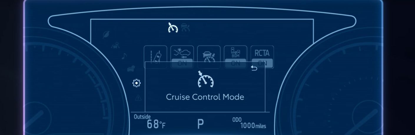 representative image of Cruise Control in a Toyota