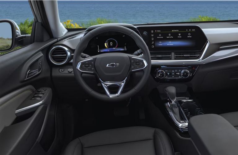 dashboard view of the 2025 Chevrolet Trax