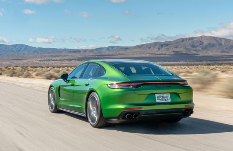 Rear Quarter View of the 2023 Porsche Panamera