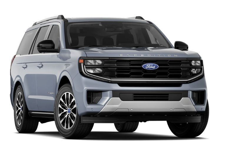 2025 Ford Expedition Platinum front view on white
