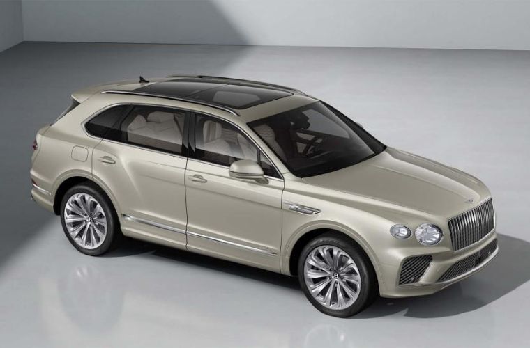 2026 Bentley Bentayga overhead angle