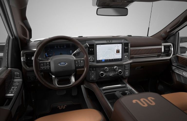 2026 Ford Super Duty F-350 King Ranch front interior view