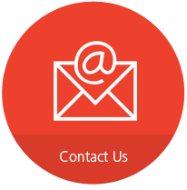 Blue circle with email icon and "Contact Us" text