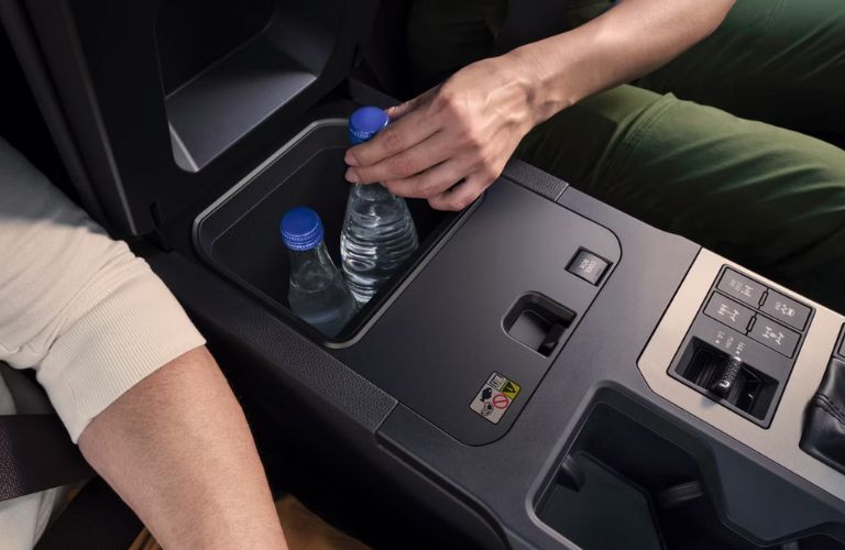 Center-Console cool box in the 2024 Toyota Land Cruiser