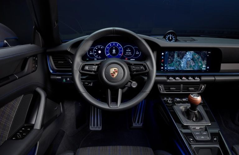 2025 Porsche 911 Carrera T interior front dash