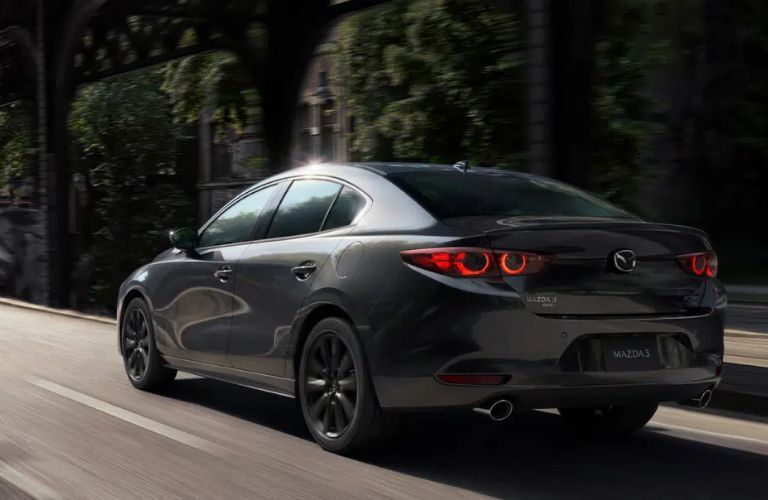 Rear View of the 2023 Mazda3 Sedan