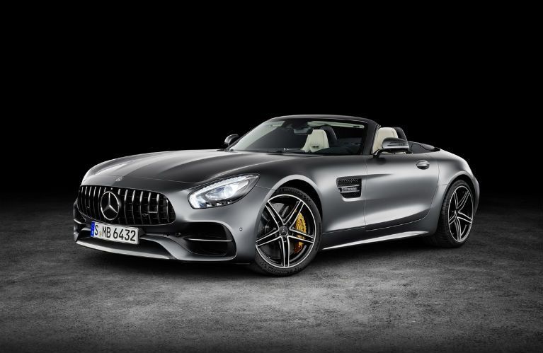 2018 AMG® GT C Roadster from the front