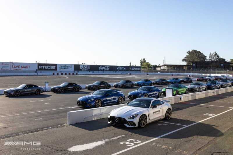 AMG® Experience vehicles at the Sonoma racetrack