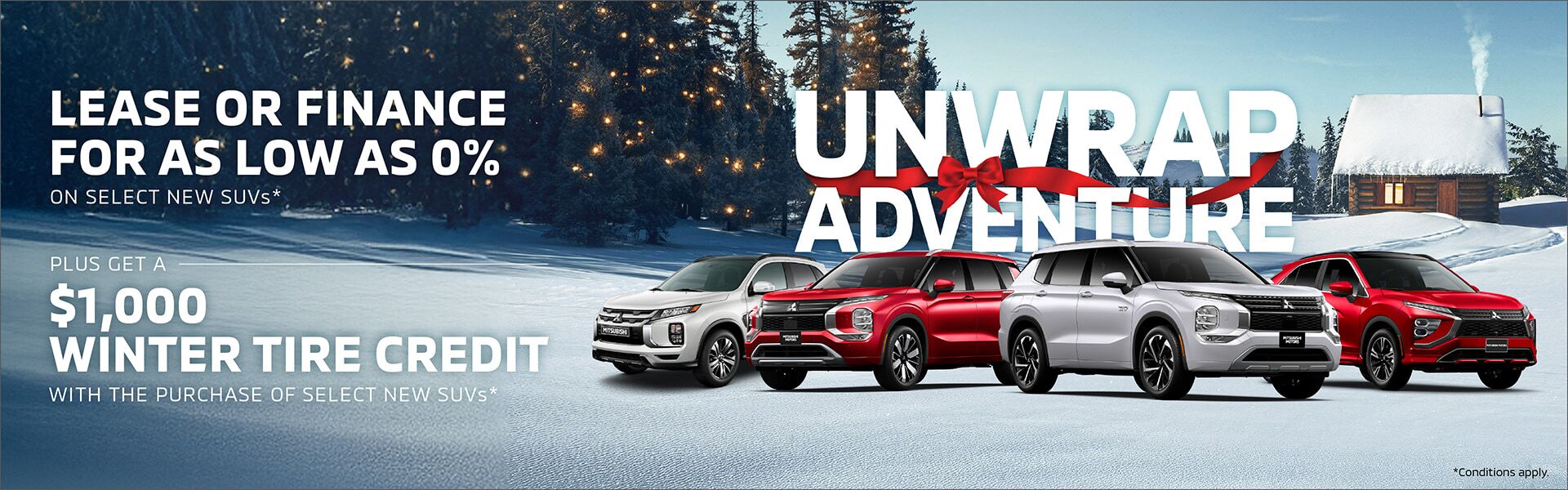 Unwrap Adventure | 0% + Tire Credit