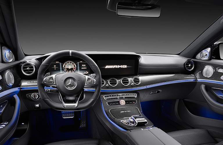 2018 Mercedes-Benz AMG® E 63's steering wheel and dashboard