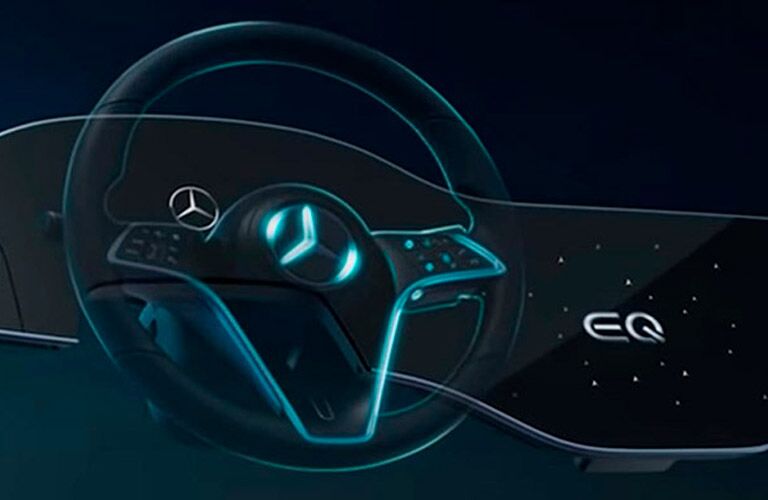 2022 Mercedes-Benz EQS steering wheel