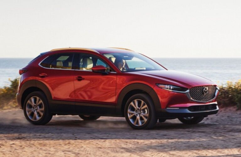 Exterior shot of the used Mazda CX-30 Red