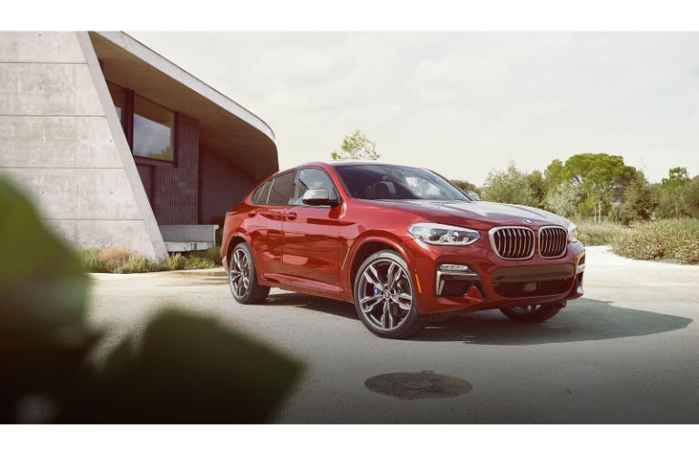 2020 BMW X4 outside a home