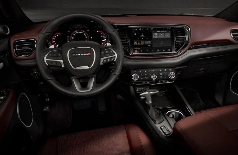 Cockpit view of the 2022 Dodge Durango
