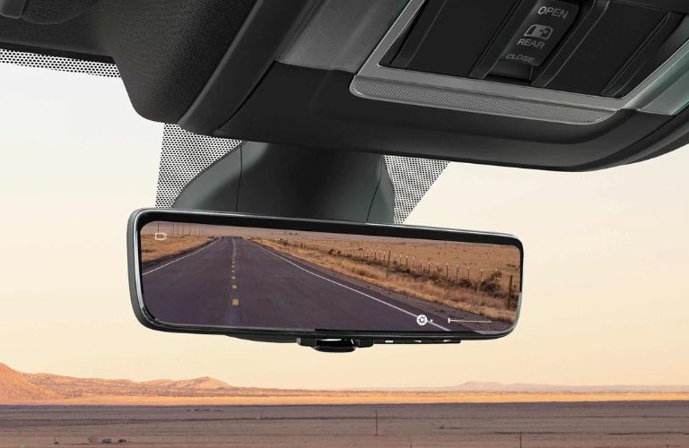 The front mirror of the 2022 Ram 2500 is shown.