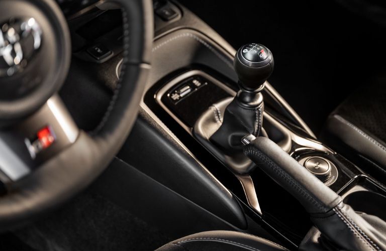gear selector of the 2024 Toyota GR Corolla