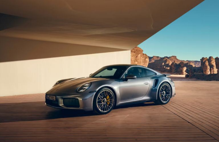 front and side view of the 2026 Porsche 911 Turbo S