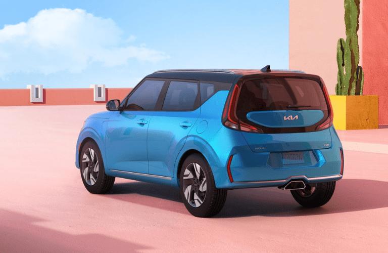 Back view of the 2024 Kia Soul