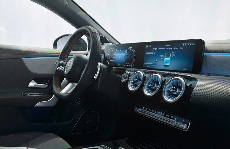Dashboard view of the 2024 Mercedes-Benz CLA Coupe